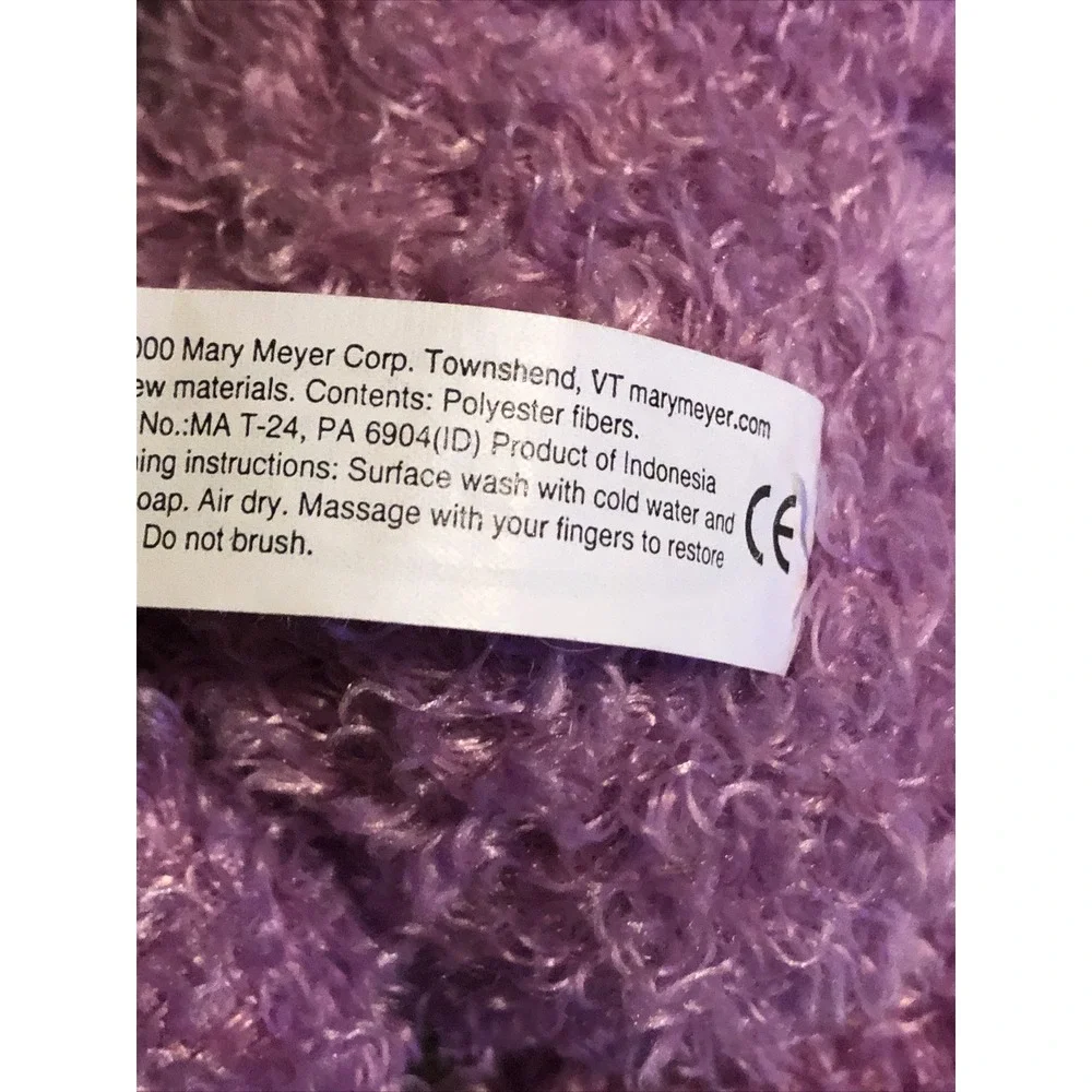 Mary Meyer Plush Purple‎ Teddy Bear vintage Valerie Collectibles